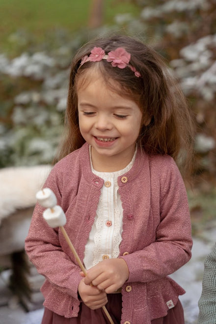 Little Dutch Gebreid Vest | Roze