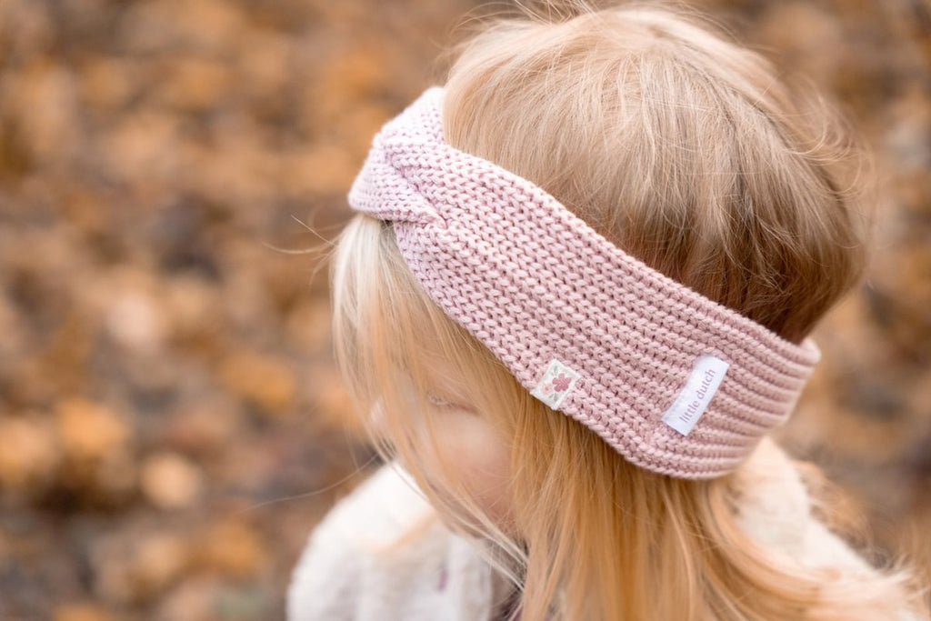 Little Dutch Gebreide Haarband | Velvet Roze