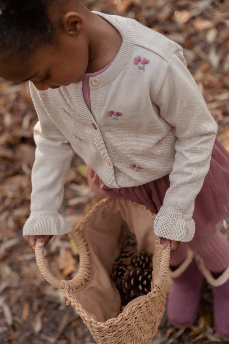 Little Dutch Gebreid Vestje | Zand