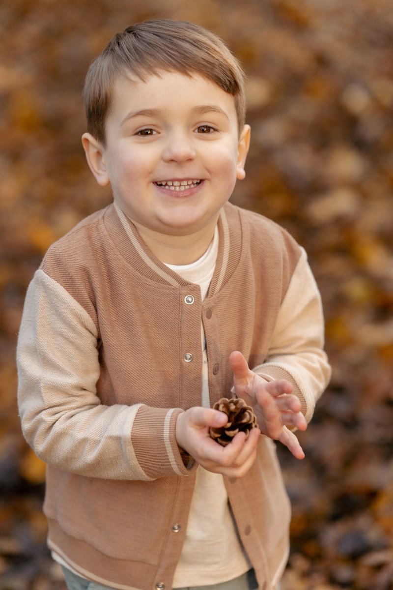 Little Dutch Gebreid Vest | Bruin