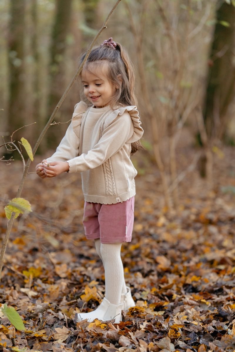 Little Dutch Kousenbroek 2-pack | Zand/Velvet Roze