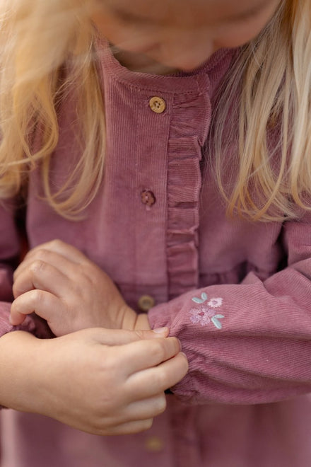 Little Dutch Jurkje Lange Mouw | Roze