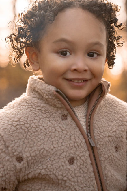 Little Dutch Teddy Vest | Taupe