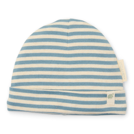 Little Dutch Babymuts Stone | Blue Stripe