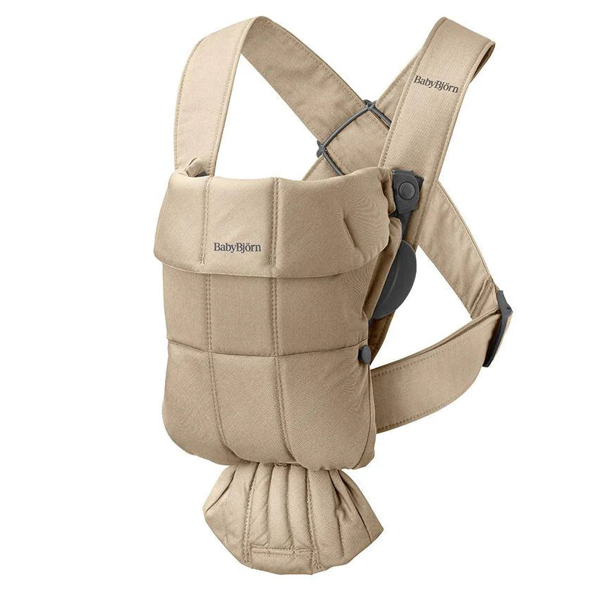 Babybjörn Draagzak Mini | Geweven Beige