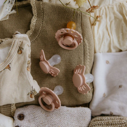Frigg Baby's First Pacifier Fopspenen Set Maat 1 | Blush