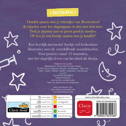 Clavis Boekje | Doe Je Met Me Mee? - Slapen