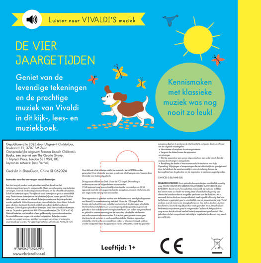 Christofoor I Het Kleine Verhalen Orkest geluidenboekje | De Vier Jaargetijden