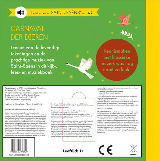 Christofoor I Het Kleine Verhalen Orkest geluidenboekje | Carnaval Der Dieren
