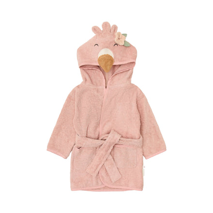 Little Dutch Badjas Flamingo Blooming Safari 74/80 | Roze