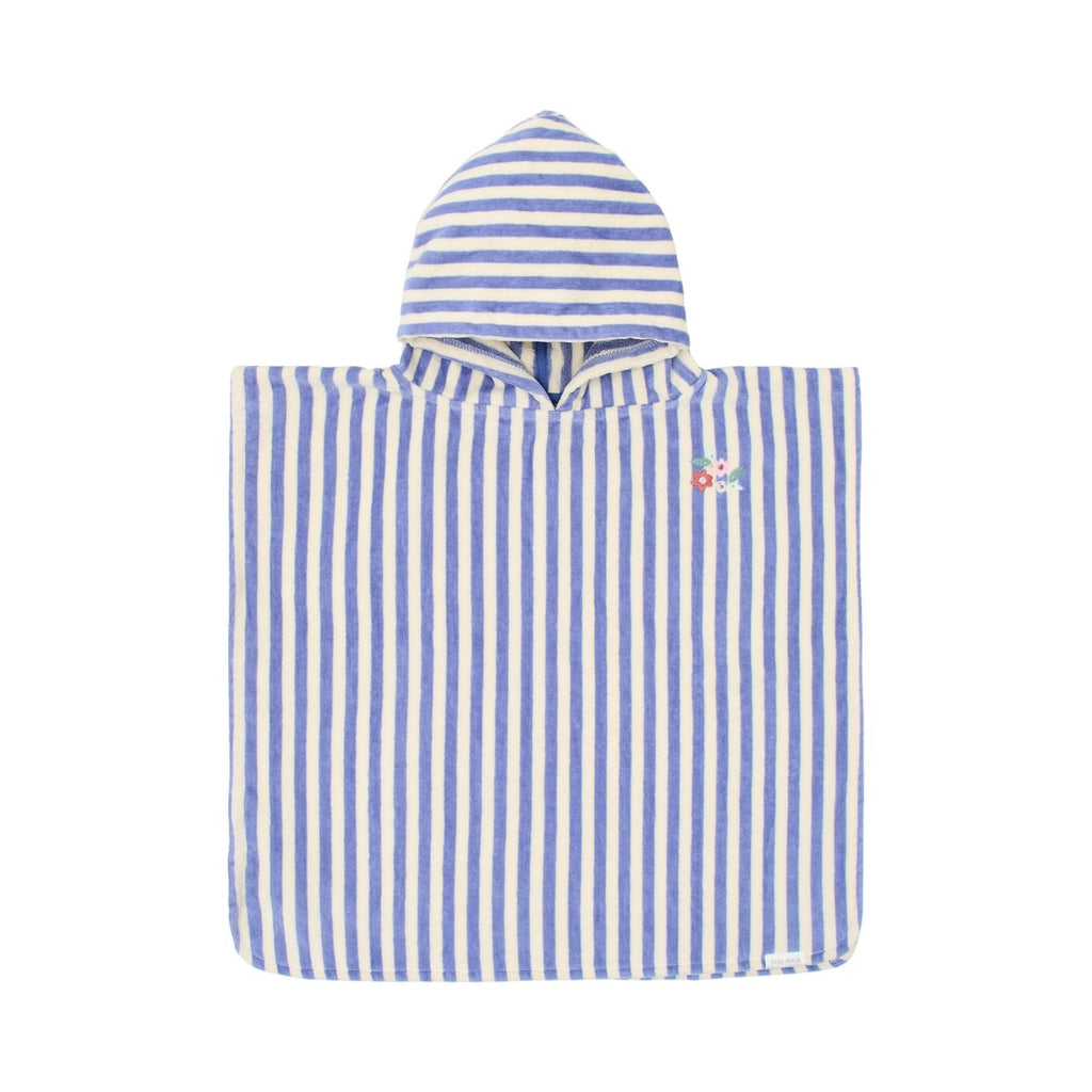 Little Dutch Strandponcho | Dreamy Purple Stripe