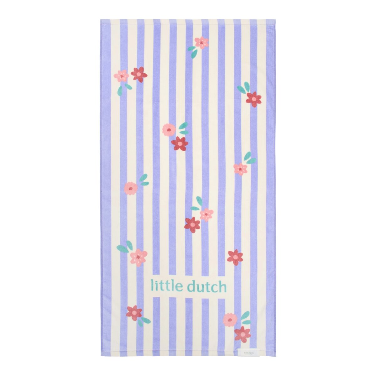Little Dutch Strandhanddoek 60x120 | Dreamy Purple Stripe