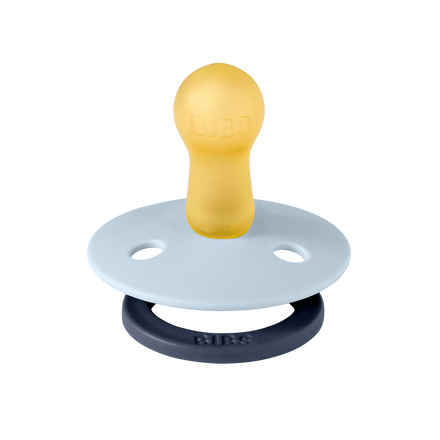 Bibs Fopspeen Size 3 Latex Rond Studio 2 Pack | Fusion Blue/Petrol