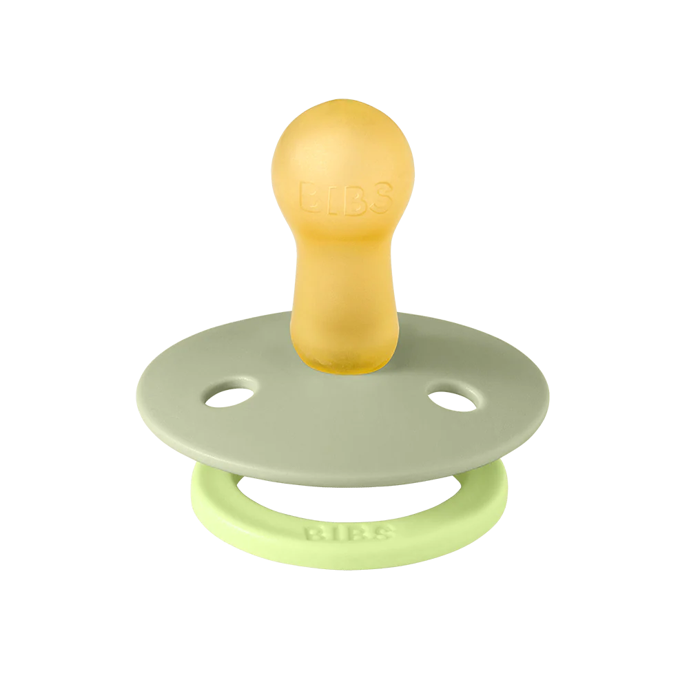 Bibs Fopspeen Size 1 Latex Rond Studio 2 Pack | Fusion Sage/Hunter Green