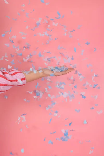 * Party Deco Confetti Kanon 20cm | Blue Butterflies