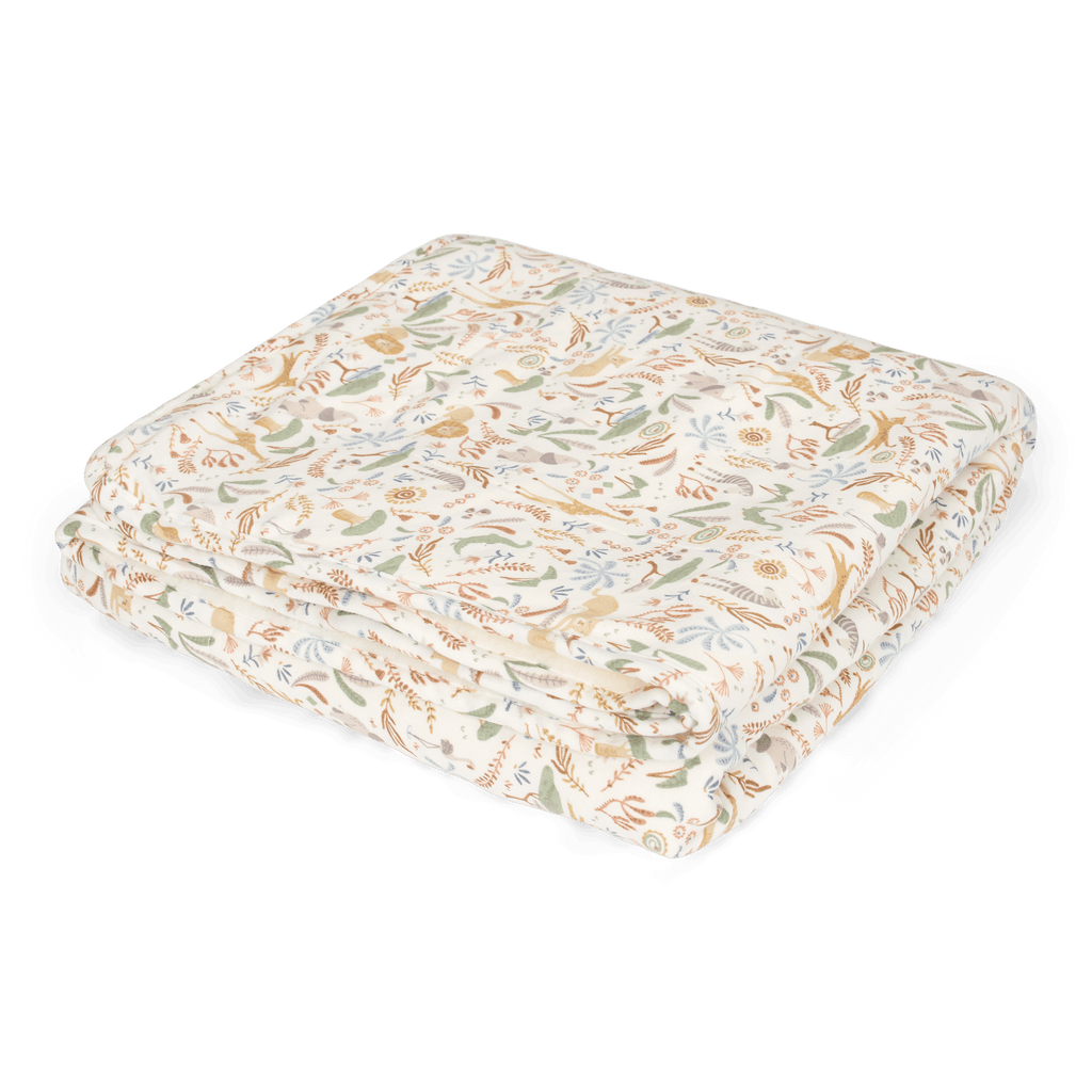 Little Dutch Ledikantdeken Fleece 110x140 cm Safari Wonders | Meerkleurig