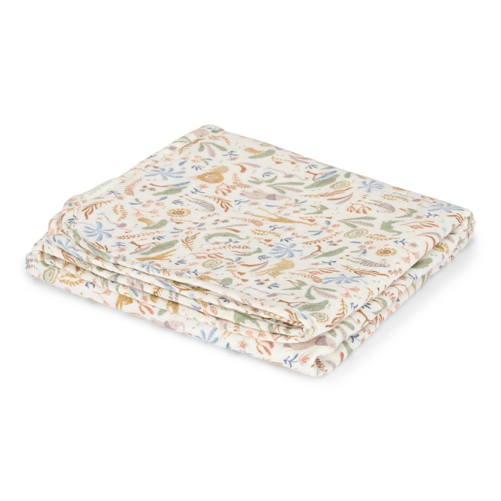 Little Dutch Ledikantdeken Mousseline 4-laags Safari Wonders | Meerkleurig