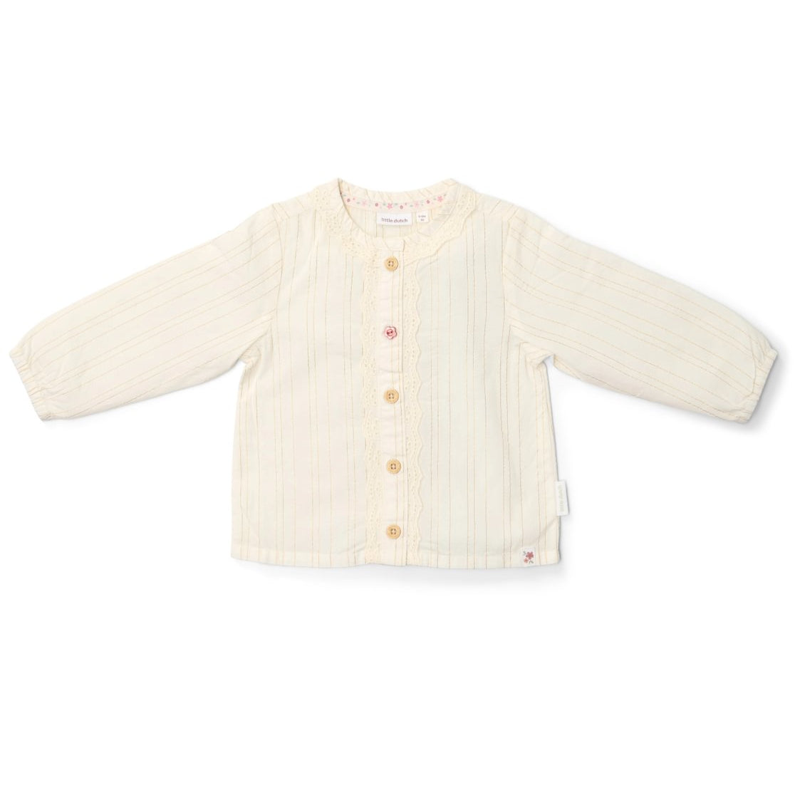 Little Dutch Blouse Lange Mouw | Wit