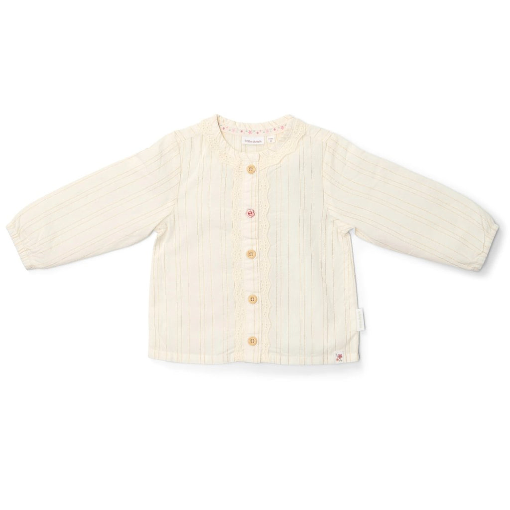 Little Dutch Blouse Lange Mouw | Wit