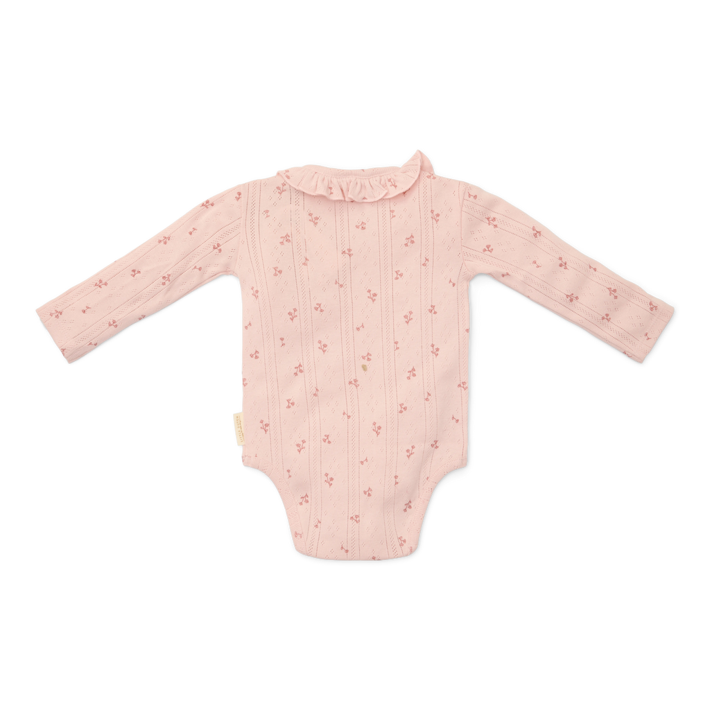 Little Dutch Romper Lange Mouw | Fairy Flowers Roze