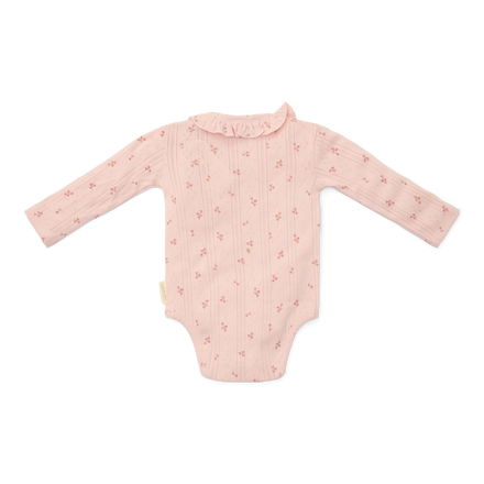 Little Dutch Romper Lange Mouw | Fairy Flowers Roze