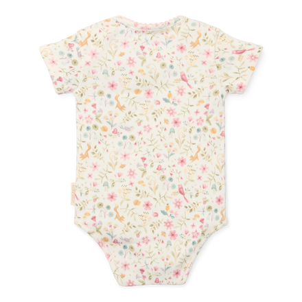 Little Dutch Romper Korte Mouw | Fairy Garden Wit