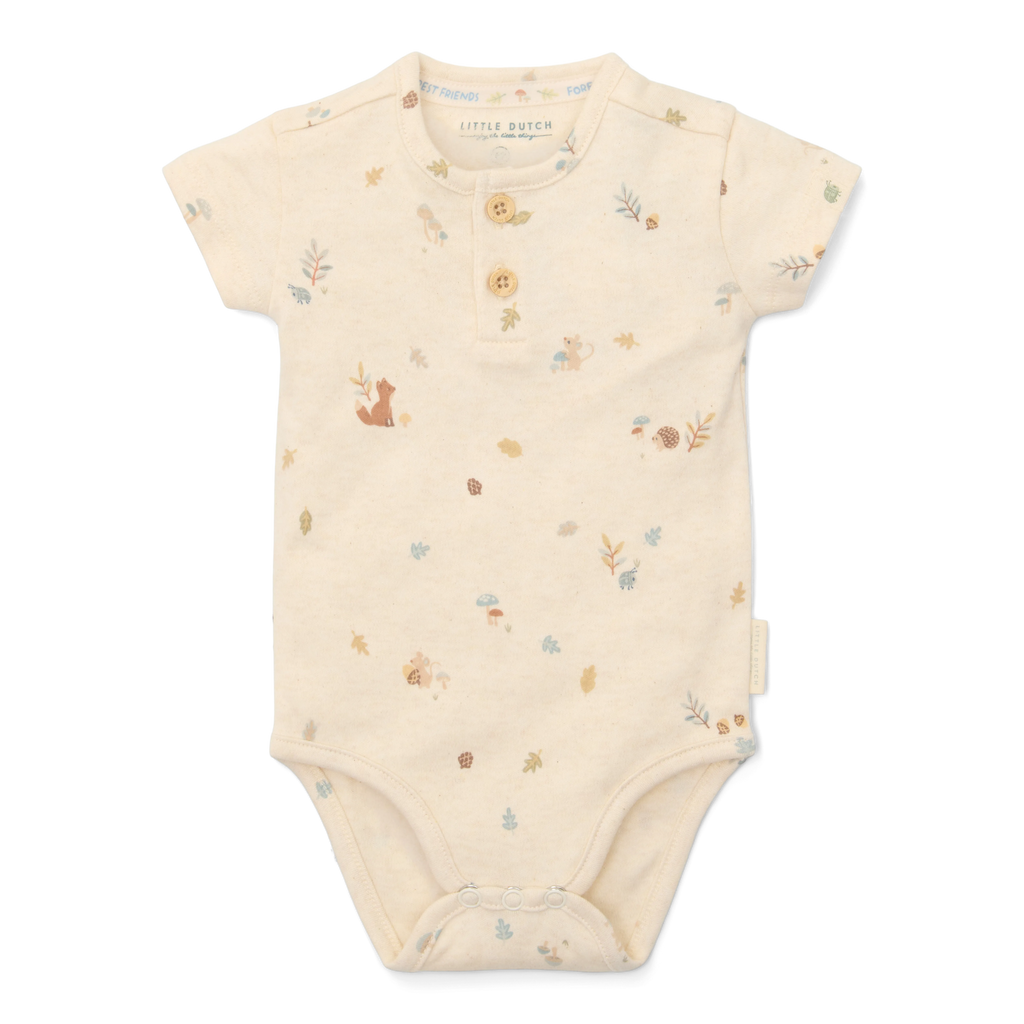 Little Dutch Romper Korte Mouw | Forest Nature
