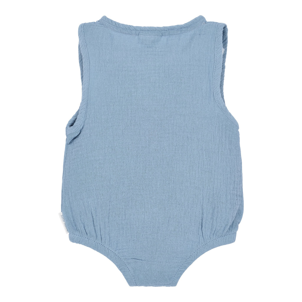 Little Dutch Romper | Stone Blue
