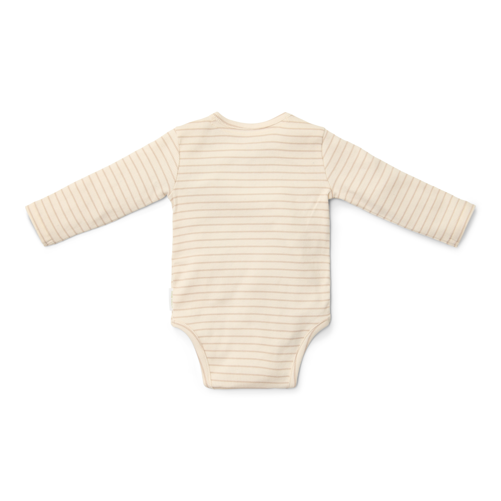 Little Dutch Romper Overslag Lange Mouw Soft  | Beige Stripe