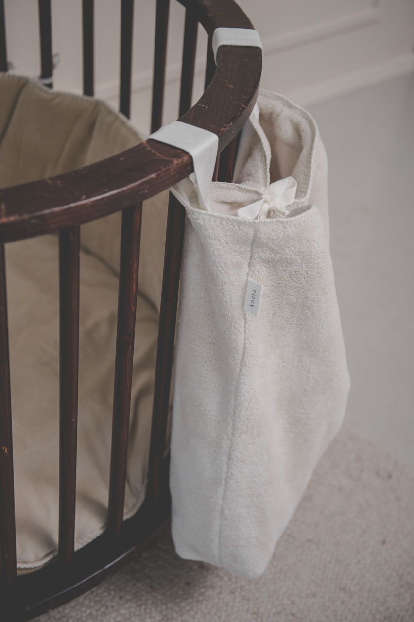 Koeka Boxopbergzak Organizer Toy Bag Teddy Pebble | Wit