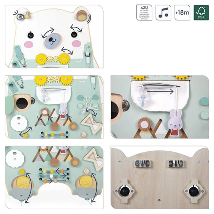 Janod Houten Activiteitenbord | Beer