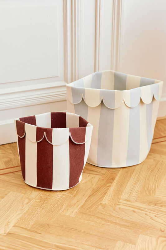 Childhome Opbergmandje 35x35 cm | Biscuit Dreams Licht Blauw