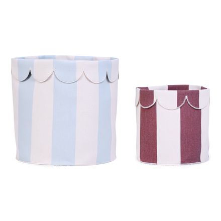 Childhome Opbergmandje 35x35 cm | Biscuit Dreams Licht Blauw