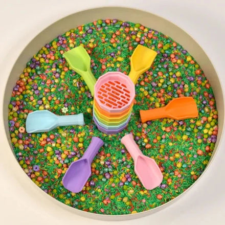 SensoryFun Pastel Schepjes | Set van 6