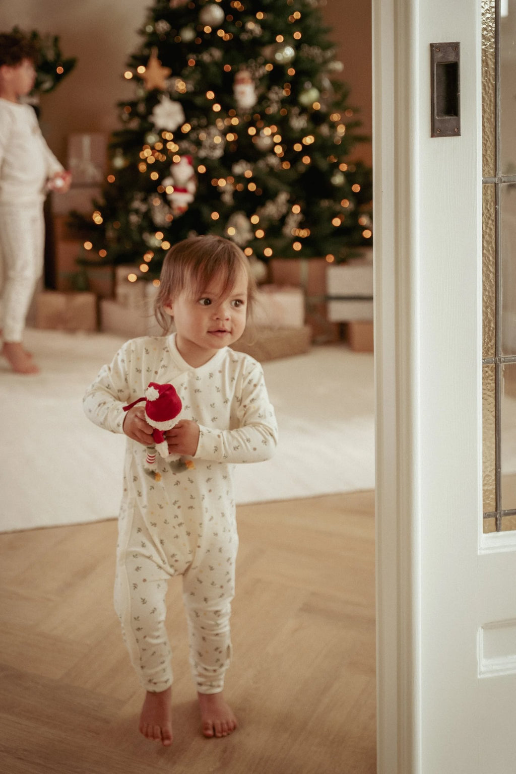 Little Dutch Onesie Little Christmas | Creme