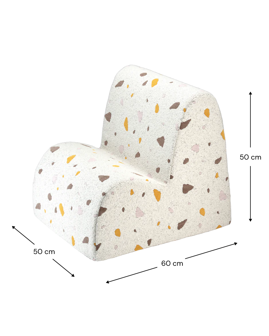 Wigiwama Cloud Beanbag Chair | Terrazzo Marble