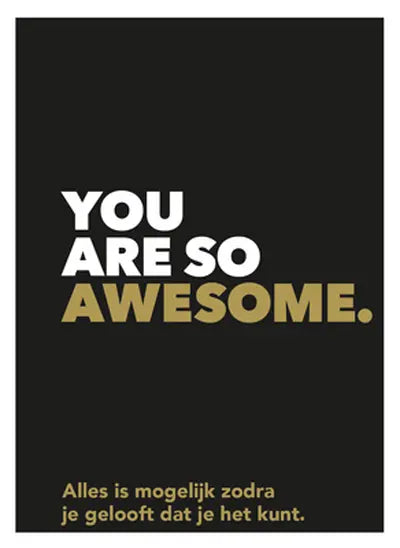 Scheurkalender 2026 | You Are So Awesome