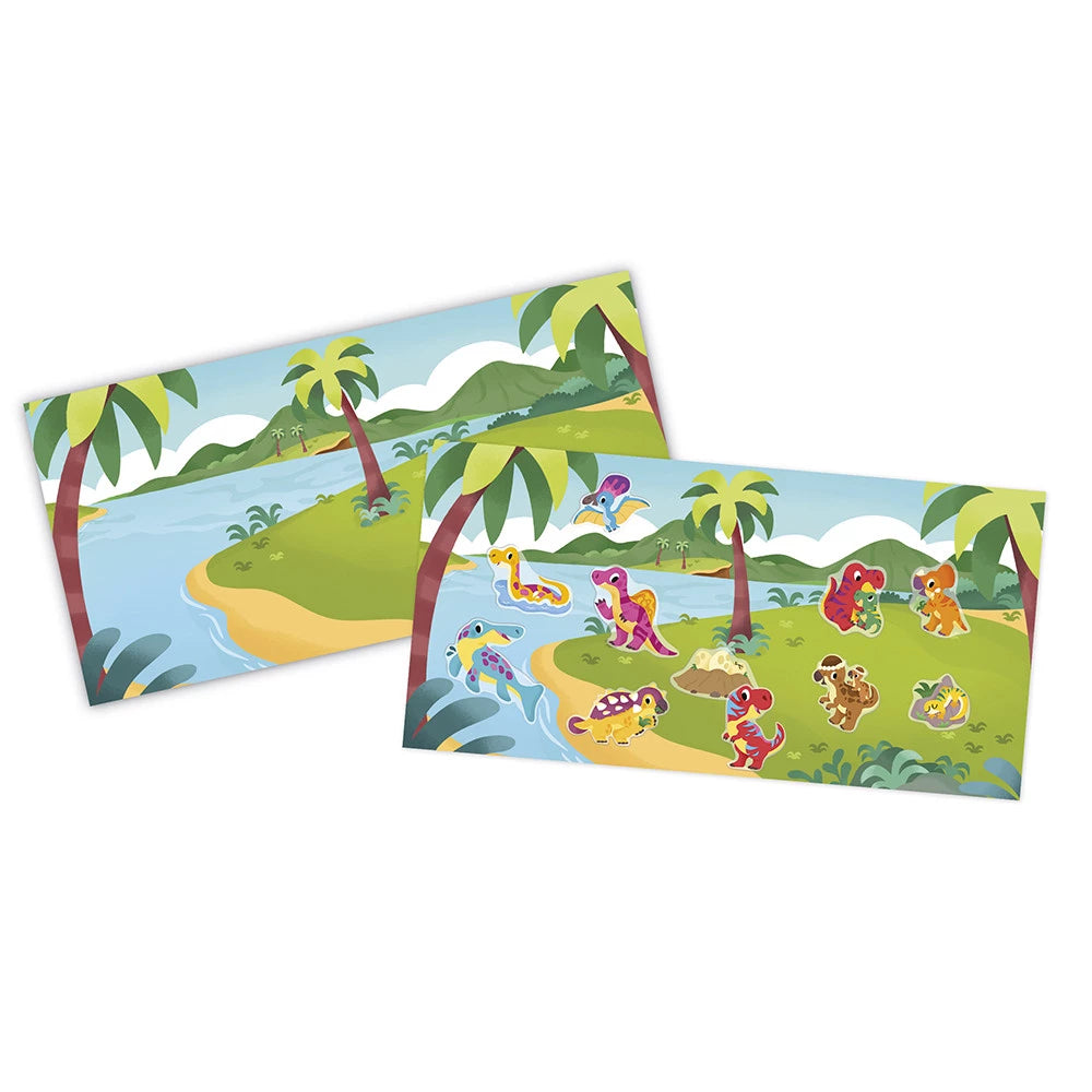 Janod 2Y Herbruikbare Stickerset | Dinosaurs
