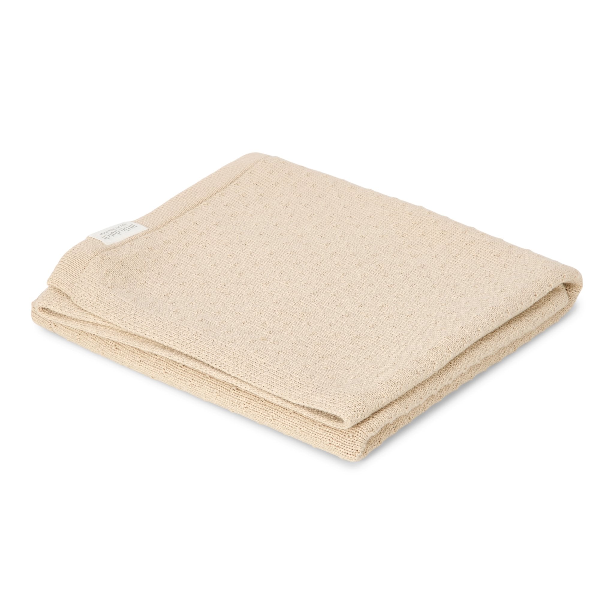 Little Dutch Wiegdeken 70x100 Gebreid Pure Soft | Beige