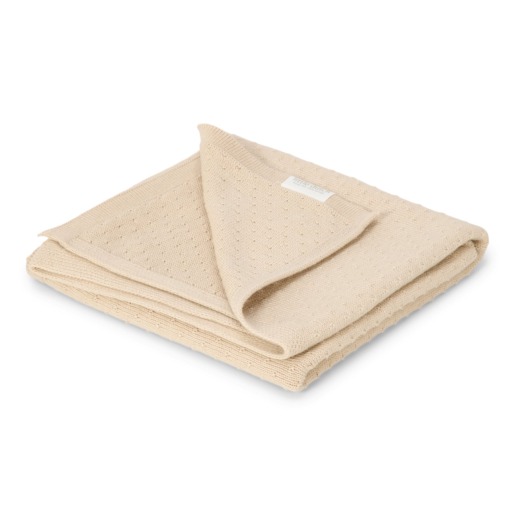 Little Dutch Ledikantdeken Gebreid 110x140 |  Pure Soft Beige