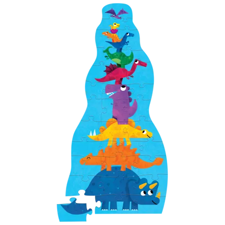 Crocodile Creek Tall Puzzel 30ST | Dino