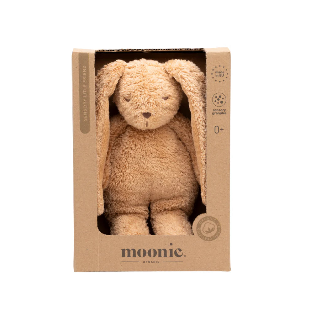 Moonie Sensory Little Teddy Bunny | Cappuccino