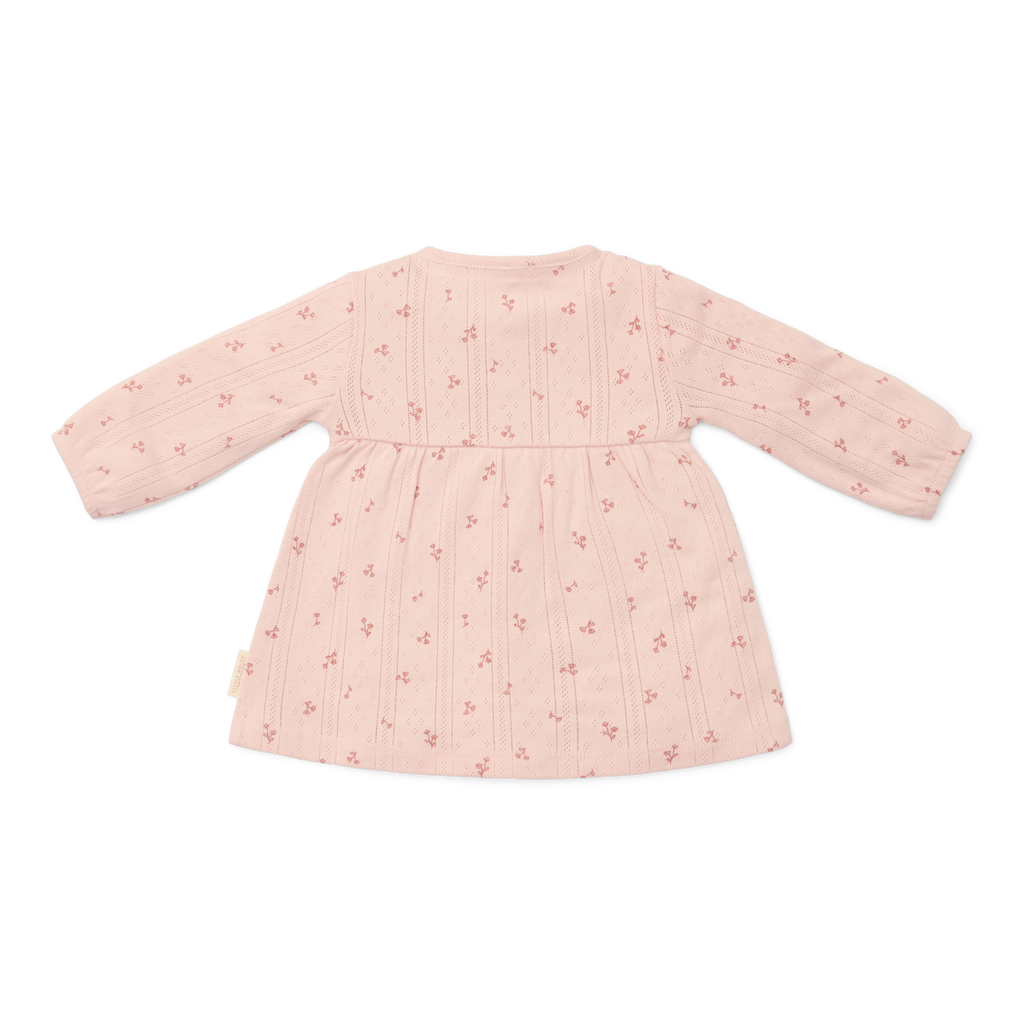 Little Dutch Jurkje Lange Mouw | Fairy Flowers Roze