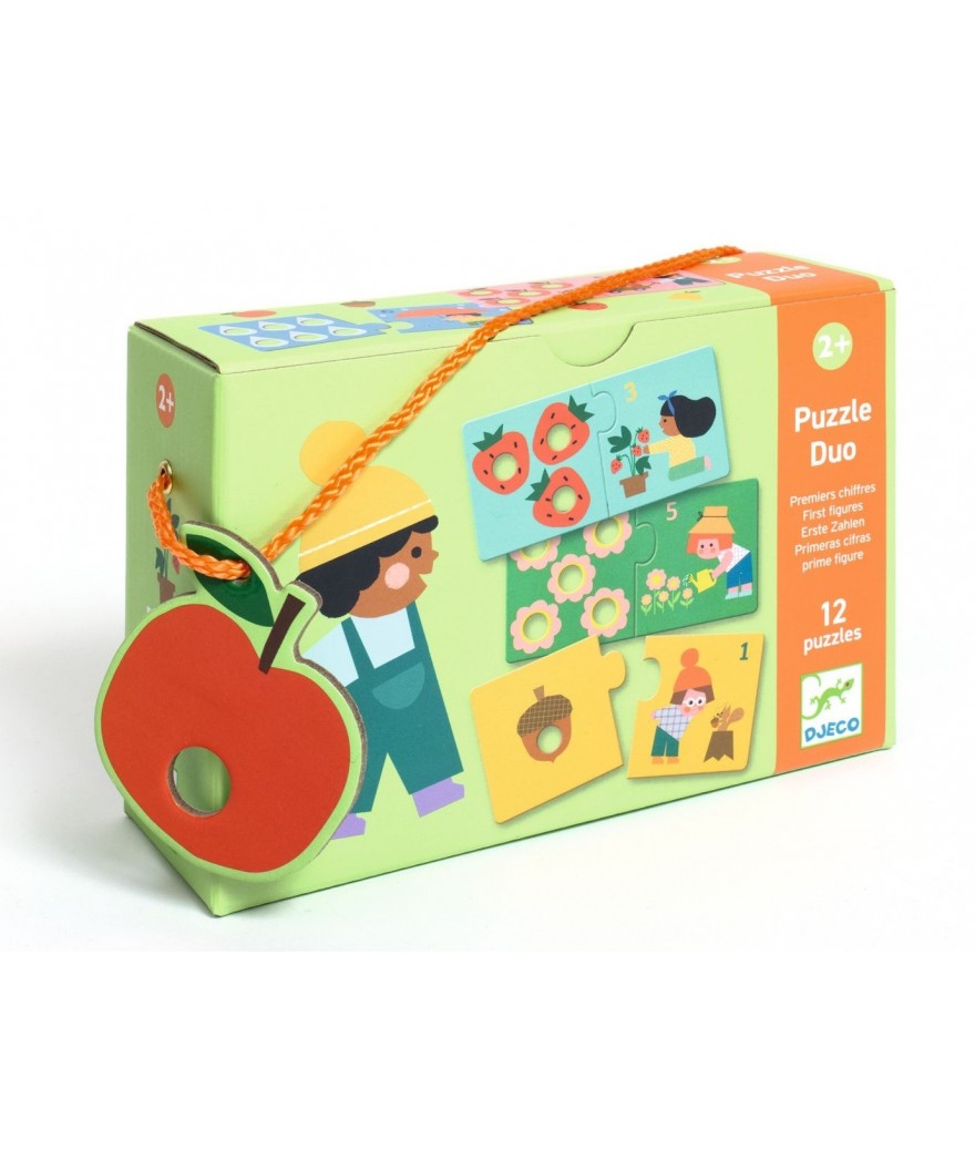 Djeco Puzzel Duo | Eerste Cijfers