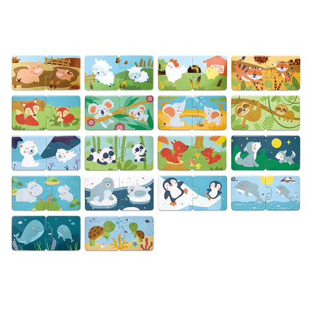 Hape Duo Puzzel | Animal's Family Pairing
