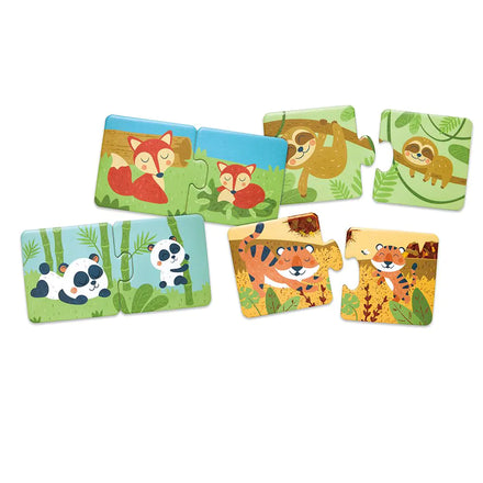 Hape Duo Puzzel | Animal's Family Pairing