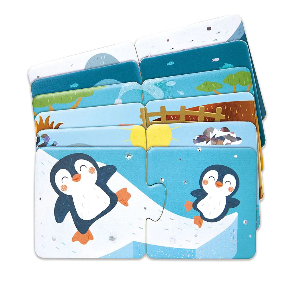 Hape Duo Puzzel | Animal's Family Pairing