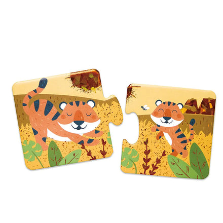 Hape Duo Puzzel | Animal's Family Pairing