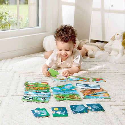 Hape Duo Puzzel | Animal's Family Pairing