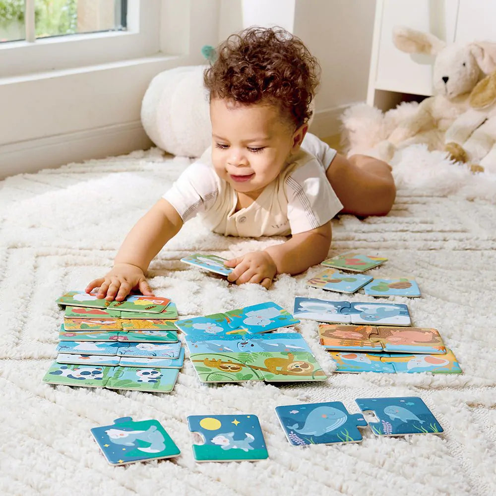 Hape Duo Puzzel | Animal's Family Pairing